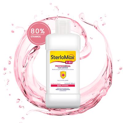 SterloMax 80% Ethanol-Based Hand Rub Sanitizer & Disinfectant 500 ml - Hand Sanitizer