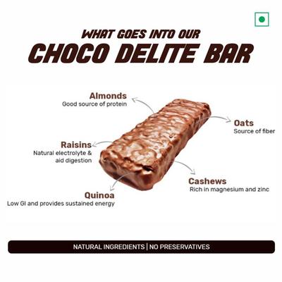 RiteBite Choco Delite Bar (Pack of 6) - Nutritional Bars