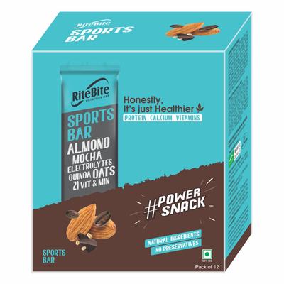 RiteBite Sports Bar (Pack of 12) - Nutritional Bars