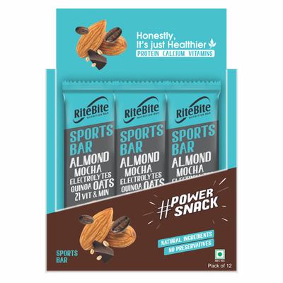 RiteBite Sports Bar (Pack of 12) - Nutritional Bars