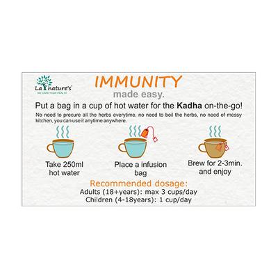 La Nature's Herbal Infusions Immunity Booster Infusion bags 25's - Teas
