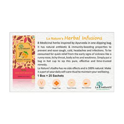 La Nature's Herbal Infusions Immunity Booster Infusion bags 25's - Teas