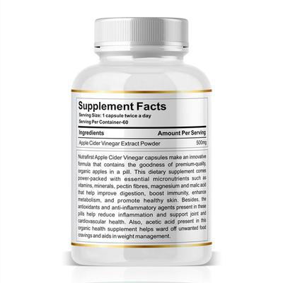 Nutrafirst Apple Cider Vinegar Capsule 60's - Apple Cider Vinegars