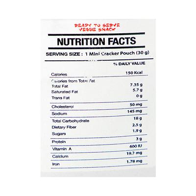 Lil Goodness Snack Crackers - Carrot 30 gm - General Health