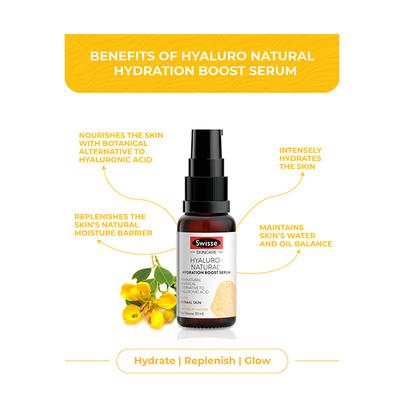 Swisse Skincare Hyaluro-Natural Hydration Boost Serum 30 ml - Face Serum