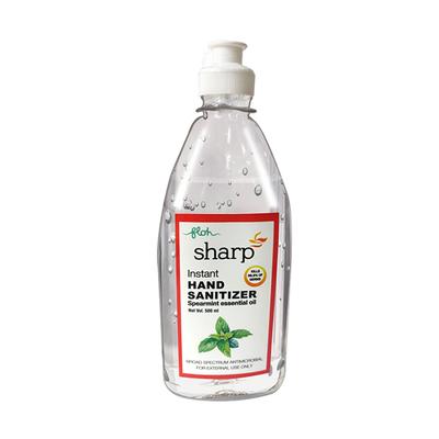 Floh Sharp Hand Sanitizer with 70% Alcohol - Spearmint Essential Oil 500 ml - Hand Sanitizer