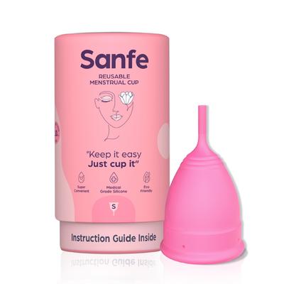 Sanfe Reusable Menstrual Cup - Small 2's - Menstrual Cups