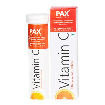 PAX Naturals Vitamin C Effervescent Tablet 20's - Multi-Vitamins