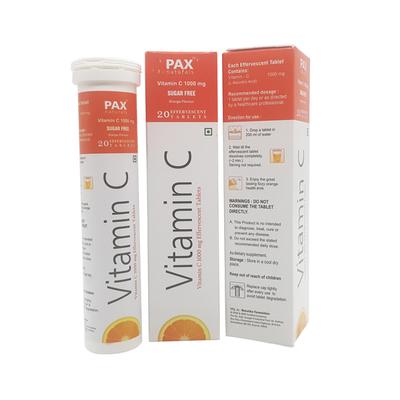PAX Naturals Vitamin C Effervescent Tablet 20's - Multi-Vitamins