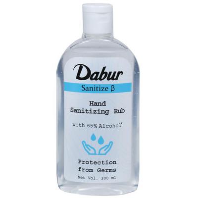Dabur Sanitize (Beta) Hand Sanitizing Rub Liquid 300 ml - Hand Sanitizer
