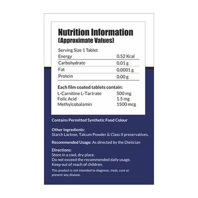 Aiwo L-CAR 1500 mg Tablet 100's - Amino Acids