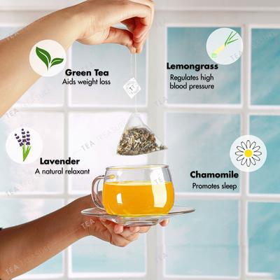Tea Treasure Green Tea Bag - Chamomile 18's - Teas