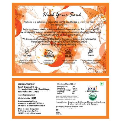 Tea Treasure Fruit Tea Bag - Apple Spice 18's - Teas