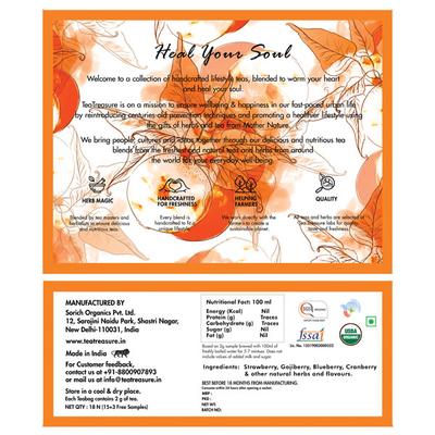 Tea Treasure Fruit Tea Bag - Berry Blast 18's - Teas