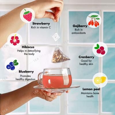 Tea Treasure Fruit Tea Bag - Berry Blast 18's - Teas