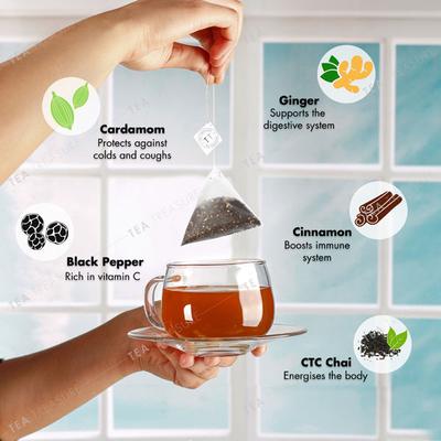 Tea Treasure Chai Tea Bag - Punjabi Masala 18's - Teas