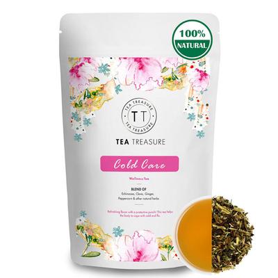 Tea Treasure Wellness Tea Leaves - Cold Care 50 gm (Pouch) - Teas