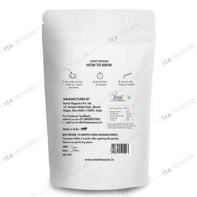 Tea Treasure Caffeine Free Tea Leaves - Sweet Dreams 50 gm (Pouch) - Teas