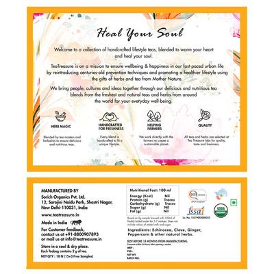 Tea Treasure Caffeine Free Pure Herb Tea Bag - Chamomile 18's - Teas