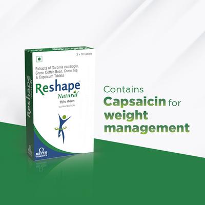 Reshape Natural Tablet 30's - Weight Loss