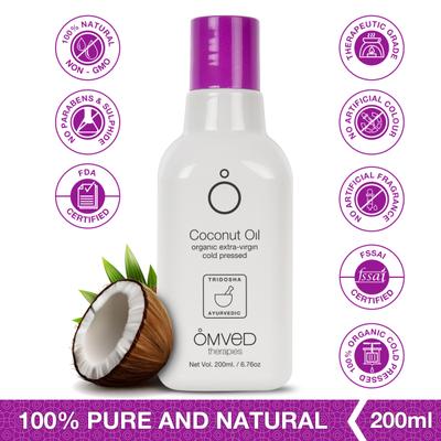 Omved Ayurvedic Coconut Oil 200 ml - Personal Care (Ayush)