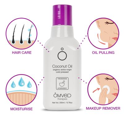 Omved Ayurvedic Coconut Oil 200 ml - Personal Care (Ayush)