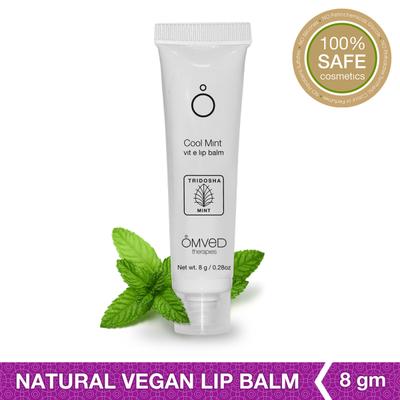 Omved Cool Mint Vit E Lip Balm - Mint Flavour 8 gm - Lip Balms