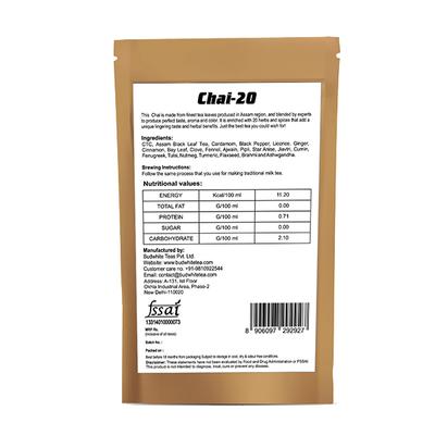 Green+ Chai 20 Wellness Tea Leaves 250 gm - Teas
