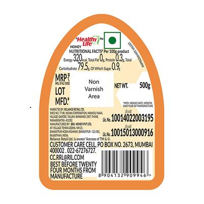 Healthy Life Natural Honey 500 gm - Honey