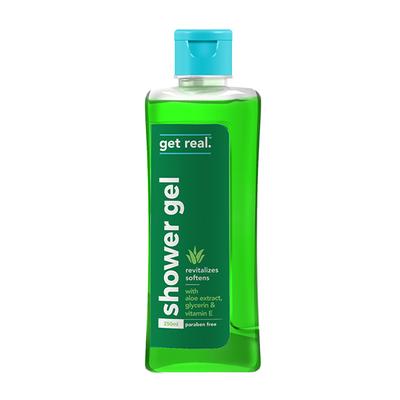 Get Real Shower Gel with Aloe Extract, Glycerin & Vitamin E 250 ml - Shower Gels & Body Wash