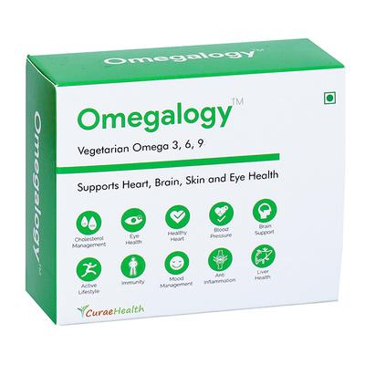 Curae Health Omegalogy Vegetarian Omega 3,6,9 Capsules 60's - General Health