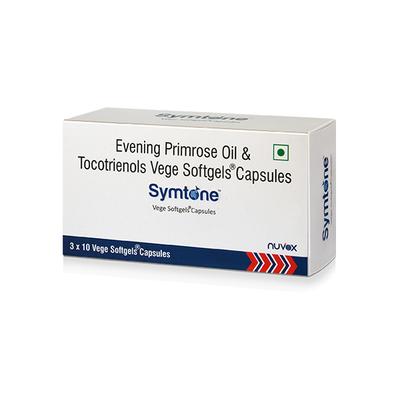 Nuvox Symtone Veg Softgel Capsule (Pack of 3 x 10's) - General Health