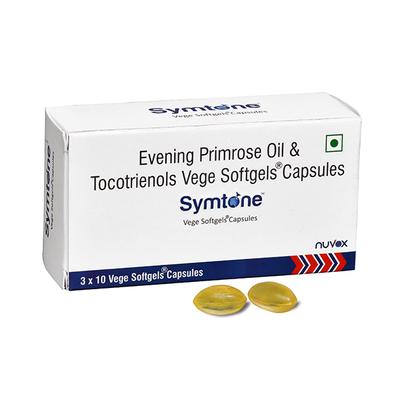 Nuvox Symtone Veg Softgel Capsule (Pack of 3 x 10's) - General Health