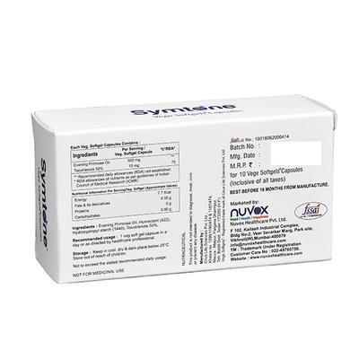 Nuvox Symtone Veg Softgel Capsule (Pack of 3 x 10's) - General Health