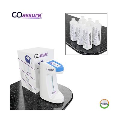MicroGo GOassure LITE Hand Hygiene Station + Alcohol Based Handrub Refill (Pack of 6 x 500 ml) - Hand Sanitizer