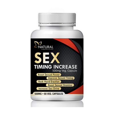 Natural Sex Timing Increase 500 mg Veg Capsule 60's - Sexual Healthcare