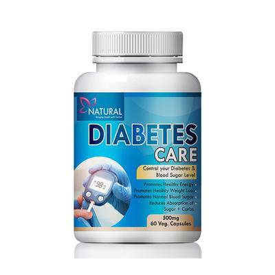 Natural Diabetes Care 500 mg Veg Capsule 60's - Diabetes Care (Ayush)