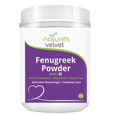 Natures Velvet Fenugreek Powder 250 gm - Diabetes Care (Ayush)