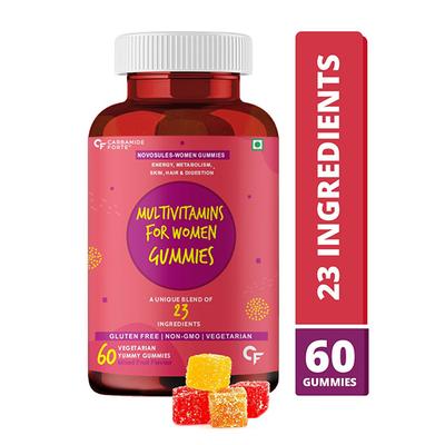 CF Multi-Vitamins For Women Veg Gummies - Mixed Fruit Flavour 60's - Multi-Vitamins