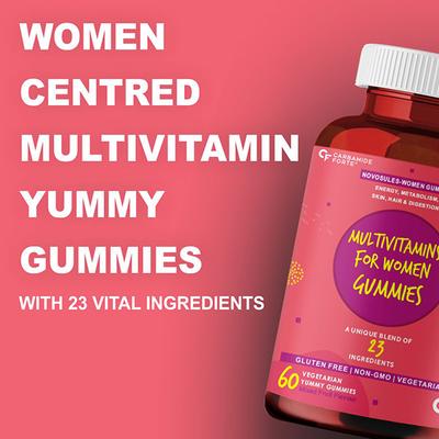 CF Multi-Vitamins For Women Veg Gummies - Mixed Fruit Flavour 60's - Multi-Vitamins