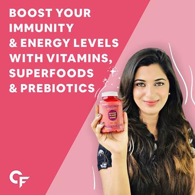 CF Multi-Vitamins For Women Veg Gummies - Mixed Fruit Flavour 60's - Multi-Vitamins