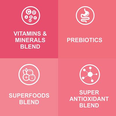 CF Multi-Vitamins For Women Veg Gummies - Mixed Fruit Flavour 60's - Multi-Vitamins