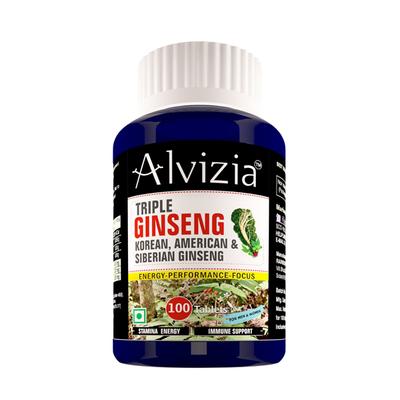 Alvizia Triple Ginseng Tablet 100's - General Health