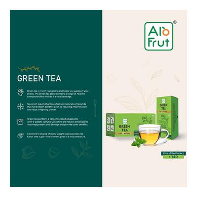 Axiom AloFrut Green Tea Bags 25's - Teas