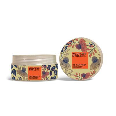 WLDFLWR NTRLS De-Tan Pack - Manjishtha & Potato Extract 80 gm - Face Packs