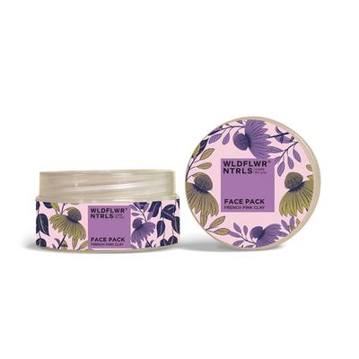 WLDFLWR NTRLS Face Pack - French Pink Clay 80 gm - Face Packs