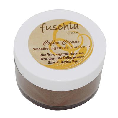 Fuschia Smoothening Face & Body Scrub - Coffee Cream 50 gm - Face Scrubs