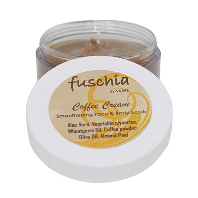 Fuschia Smoothening Face & Body Scrub - Coffee Cream 50 gm - Face Scrubs