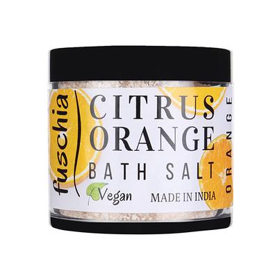 Fuschia Bath Salt - Citrus Orange 100 gm - Bath Salts