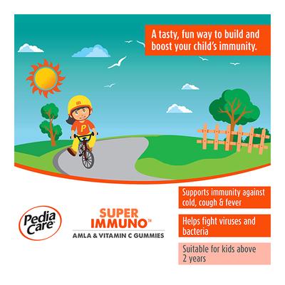 PediaCare Super Immuno Gummies - Amla & Vitamin C 25's - Calcium And Minerals